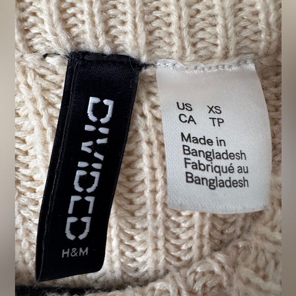 H&M Cream Turtleneck Sweater - Picture 3 of 7